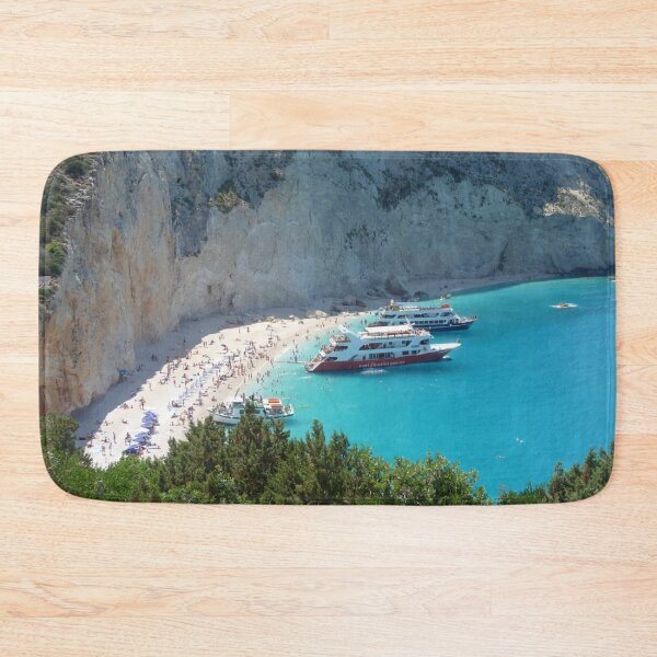 Item preview, Porto Katsiki beach and turquoise water in Lefkada, Greece - scenic designed and sold by Designbyfia.