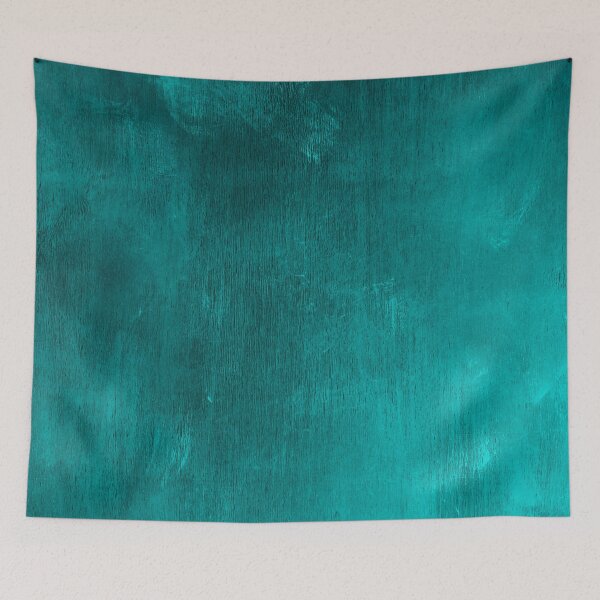 Item preview, Wood print in teal designed and sold by fowons.