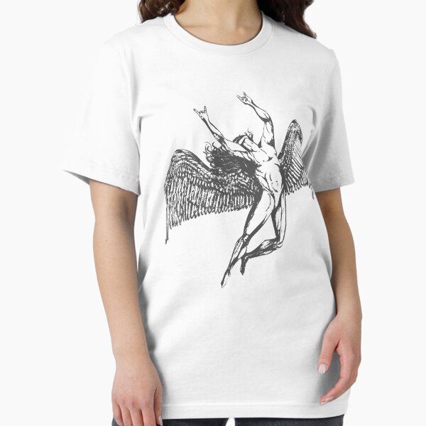 Item preview, ICARUS THROWS THE HORNS - grey *awesome UNLISTED designs in my portfolio* designed and sold by sleepingmurder.