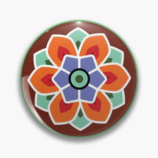Item preview, Traditional Korean Dancheong Lotus designed and sold by Anna0148.