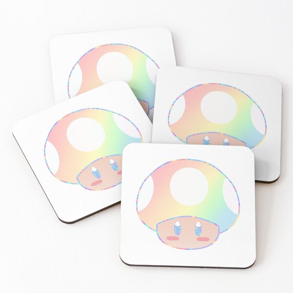 Item preview, Rainbow One up Mushroom designed and sold by Sara-T.