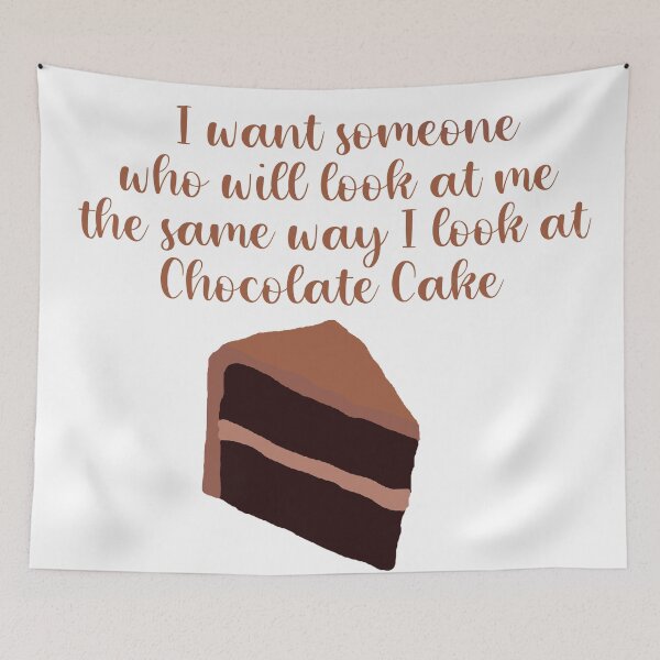 Item preview, CHOCOLATE CAKE LOVER designed and sold by Pixel Papers 17.