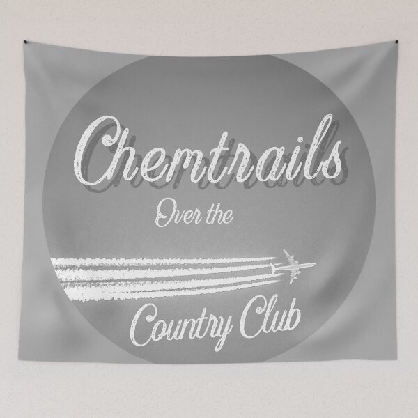Item preview, Chemtrails over the plane design vintage  designed and sold by ICRainbowMoons.