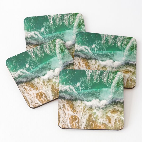 Item preview, Green great wave sea ocean  designed and sold by JD369.