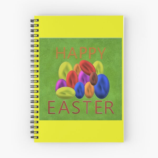 Item preview, Happy Easter Coloured Eggs designed and sold by MottoDigging.