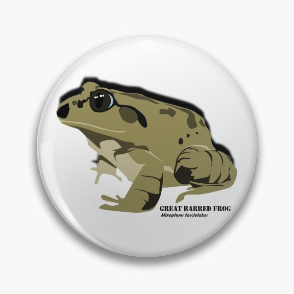 Item preview, Great Barred Frog (Mixophyes fasciolatus) designed and sold by WildFroggo.