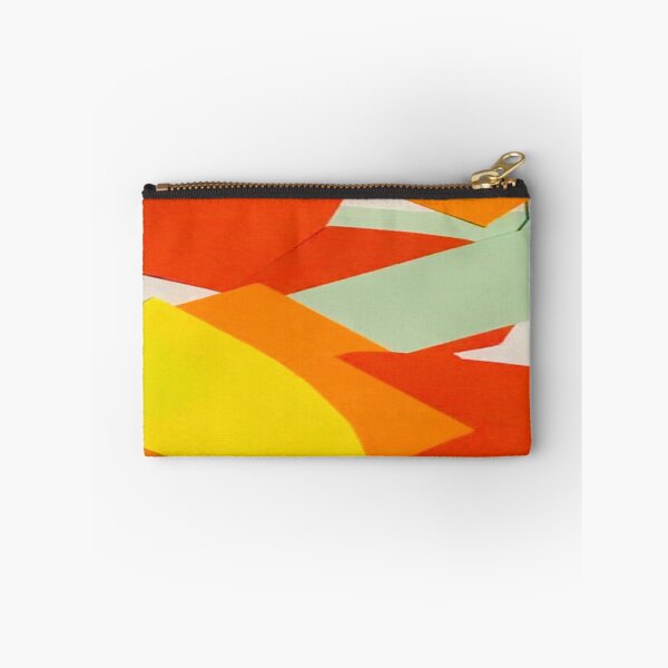 Item preview, Red orange random colour shapes pattern melbourne art designed and sold by TramsmashGuy.