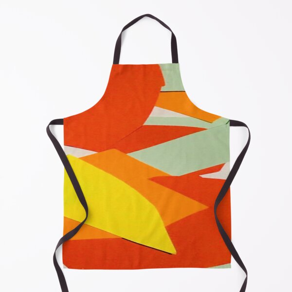 Item preview, Red orange random colour shapes pattern melbourne art designed and sold by TramsmashGuy.
