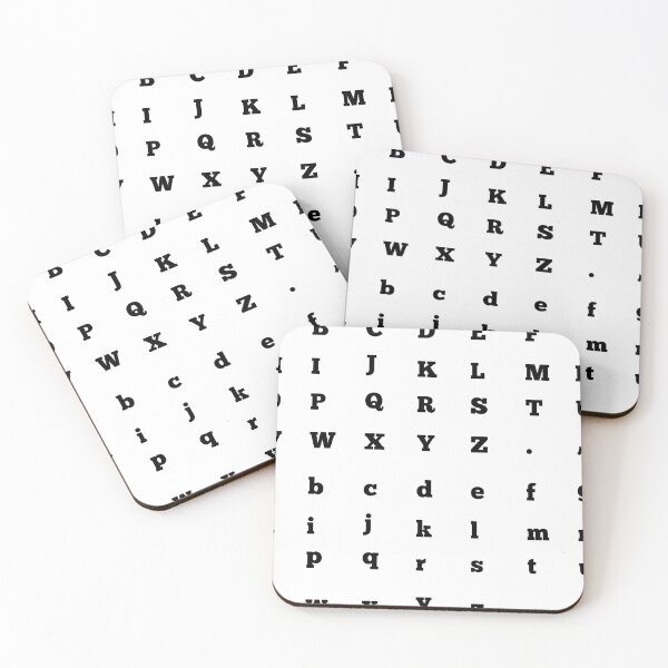 Item preview, Alphabets English Black designed and sold by geoji.