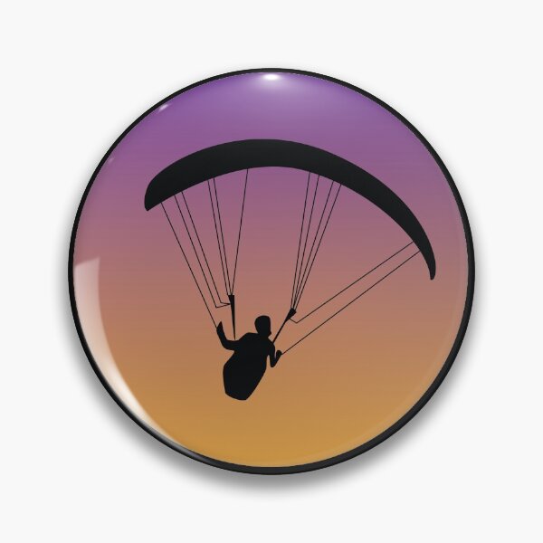 Item preview, Paraglider - Paraglider Silhouette Graphic and Sticker Pack designed and sold by WilsonCreekArts.