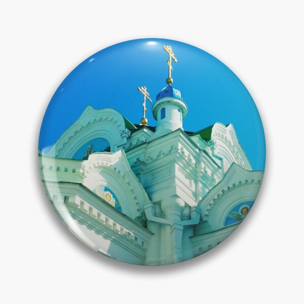 Item preview, Orthodox temple against the background of the blue cloudless sky, architectural decision  designed and sold by helenkaiy.