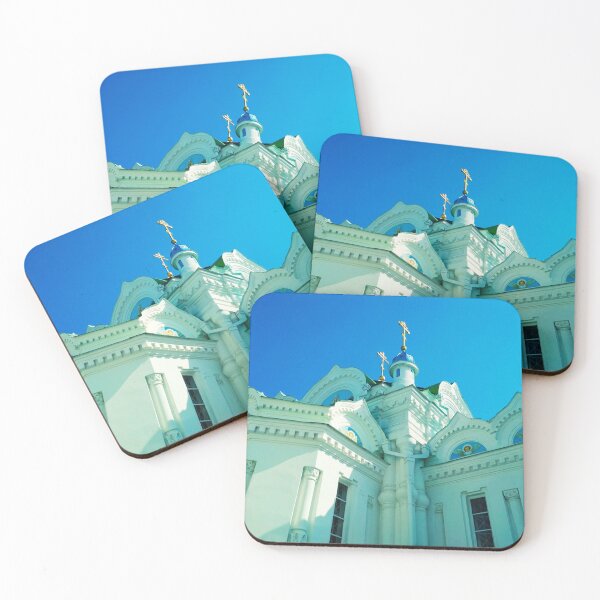 Item preview, Orthodox temple against the background of the blue cloudless sky, architectural decision  designed and sold by helenkaiy.