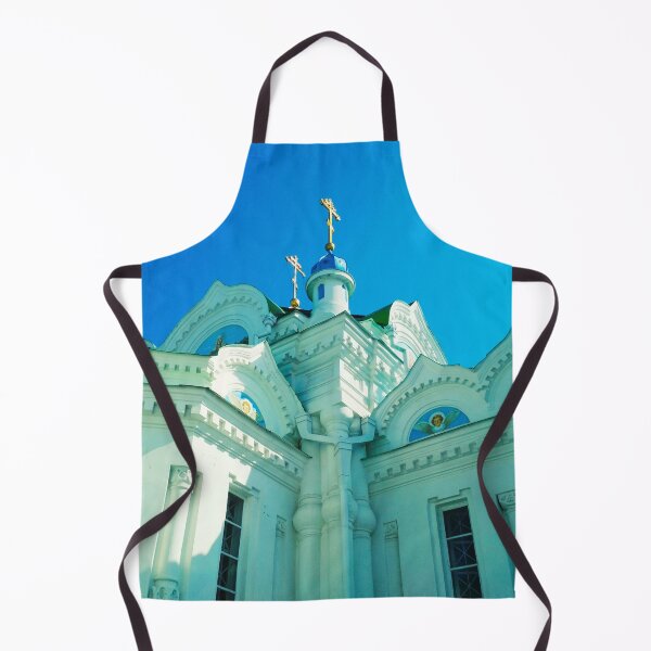 Item preview, Orthodox temple against the background of the blue cloudless sky, architectural decision  designed and sold by helenkaiy.