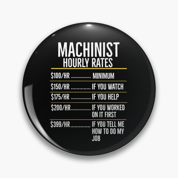 Item preview, Machinist Hourly Rates  designed and sold by Luna1Shop.