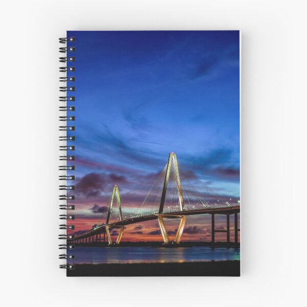 Item preview, Arthur Ravenel Bridge Twilight designed and sold by mljdwhite.