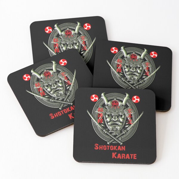 Item preview, Shotokan Karate Samurai Warrior Mask - Martial Arts Design designed and sold by Zanshin-Art.