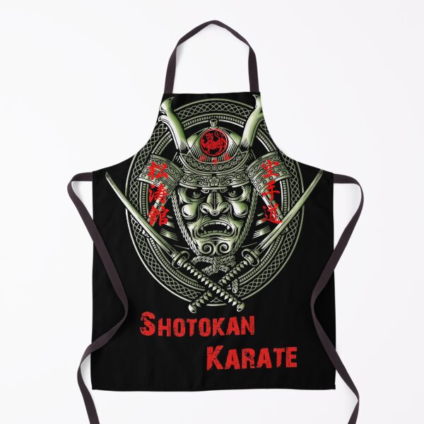 Item preview, Shotokan Karate Samurai Warrior Mask - Martial Arts Design designed and sold by Zanshin-Art.