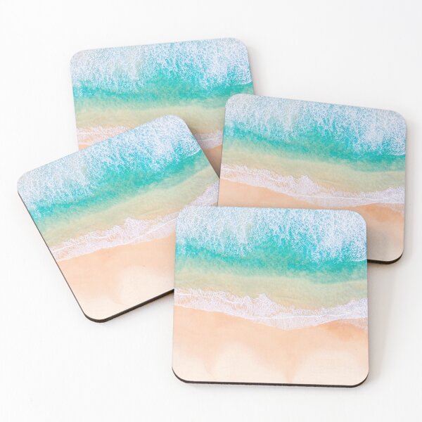 Item preview, White green blue sea ocean Throw Blankets designed and sold by JD369.