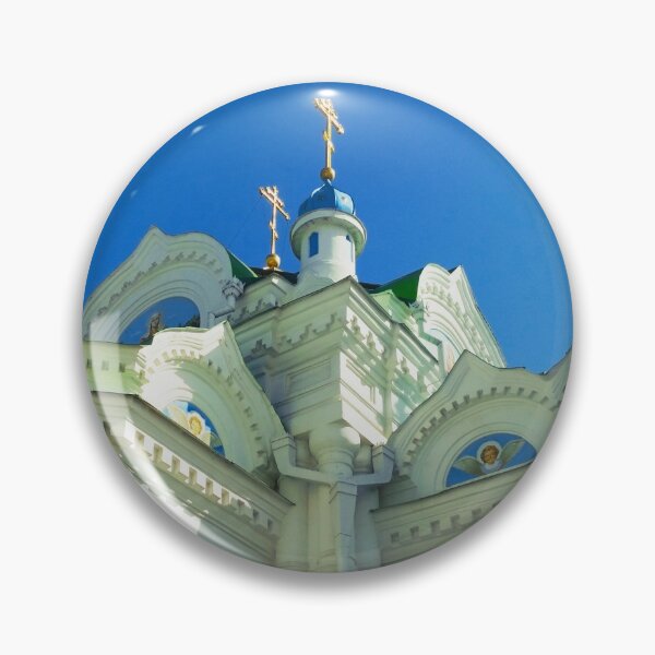 Item preview, Orthodox temple against the background of the blue cloudless sky, architectural decision  designed and sold by helenkaiy.