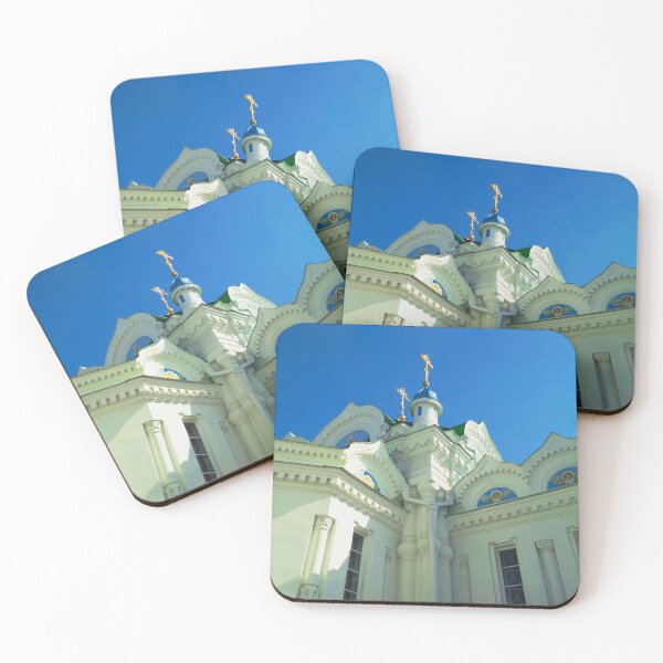 Item preview, Orthodox temple against the background of the blue cloudless sky, architectural decision  designed and sold by helenkaiy.