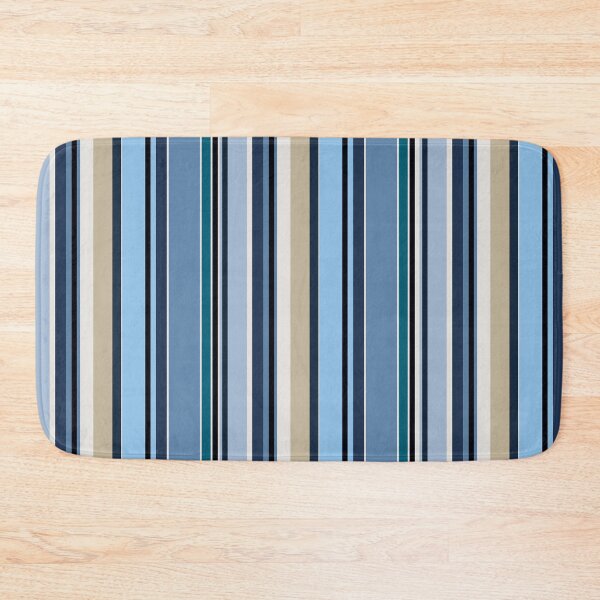 Item preview, Vertical stripes in harmony of blue color designed and sold by Mandala & More.