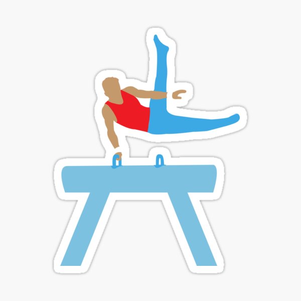 Item preview, Mens Gymnastics | Male Gymnast on Pommel Horse designed and sold by CreativeBridge.