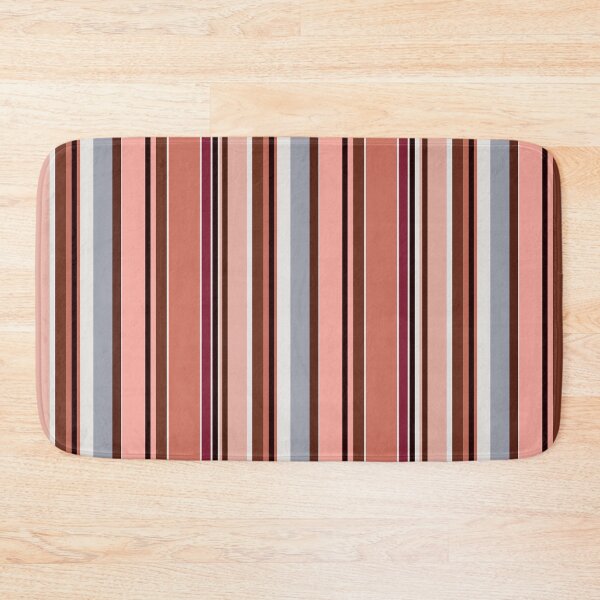 Item preview, Vertical stripes in rusty rose color harmony designed and sold by Mandala & More.