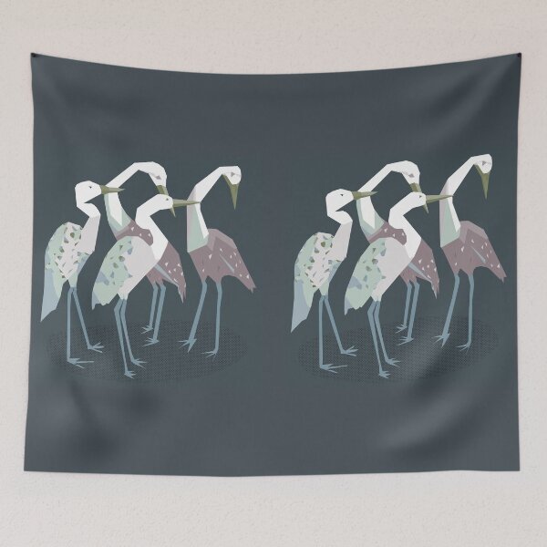 Item preview, Heron pattern designed and sold by TheWaterBirds.