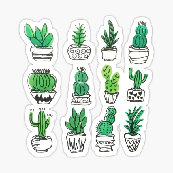 Some wee succulents Sticker