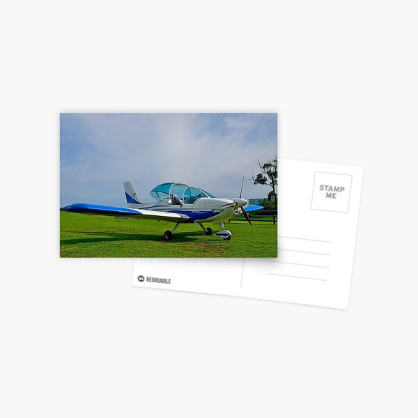 Texan Top Class LSA light aircraft, Tooradin Airport, Australia. Postcard