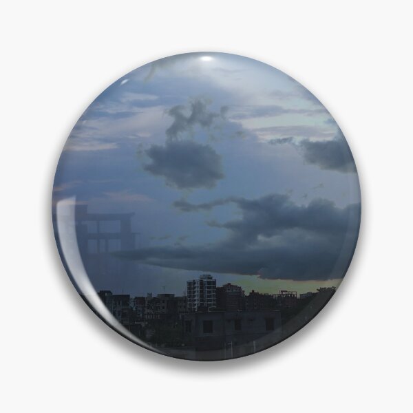 Item preview, Double exposed  moody photo of the blue sky and buildings and life designed and sold by FCEalin.