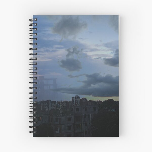 Item preview, Double exposed  moody photo of the blue sky and buildings and life designed and sold by FCEalin.