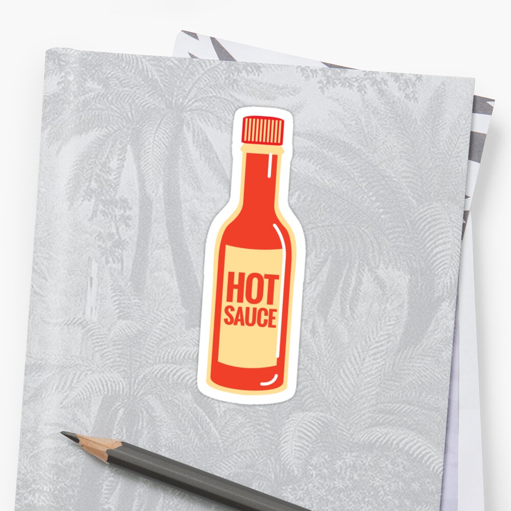 Hot Sauce Stickers By Rufdesigns Redbubble 9215