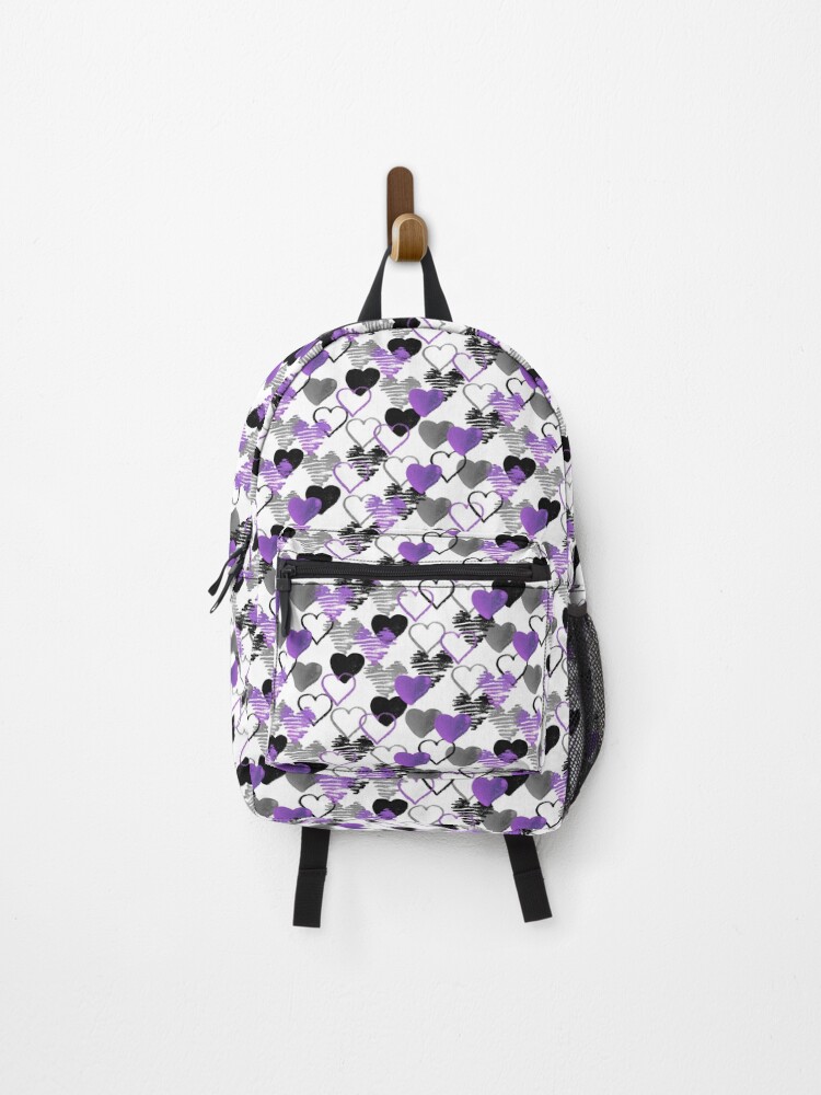 Thumbnail 1 of 3, Backpack, Ace Hearts pattern designed and sold by Fishik.