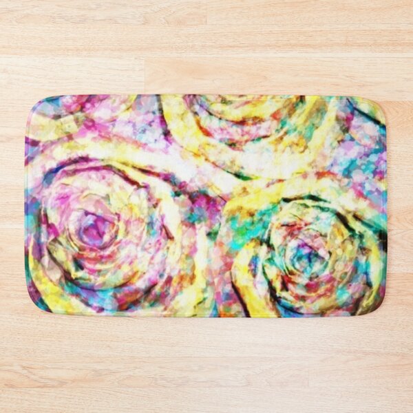 Item preview, Multicolored roses seamless floral pattern designed and sold by yellowideas.