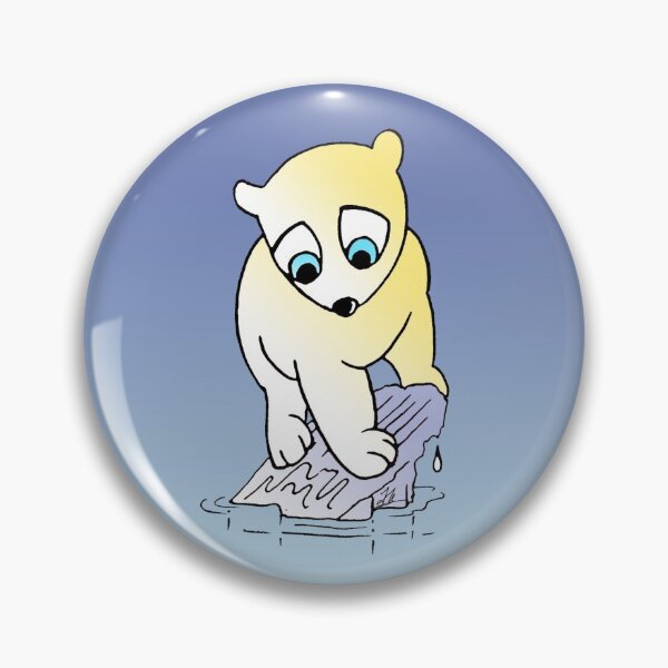 Item preview, Climate Change Bear on blue designed and sold by Phantasm-City.