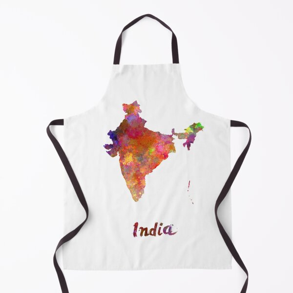 Item preview, India in watercolor designed and sold by paulrommer.