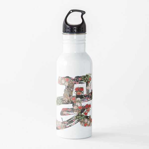 hanguel '꽃' (=Flower) tradition Typography / 19th century Folktale Drawing Water Bottle