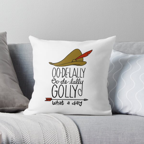 Oo De Lally! Throw Pillow