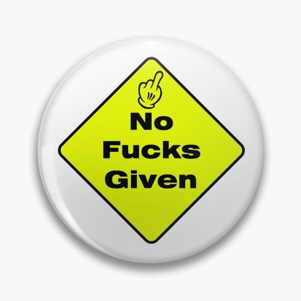Item preview, No Fucks Given Sticker designed and sold by OldschoolTs.