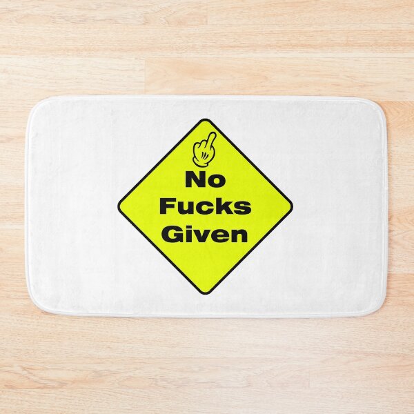 Item preview, No Fucks Given Sticker designed and sold by OldschoolTs.