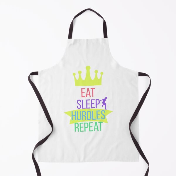 Item preview, eat sleep hurdles repeat. designed and sold by Experience21.