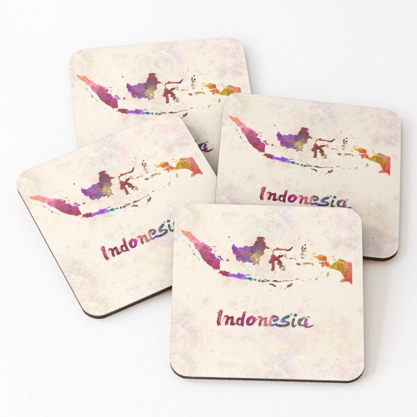 Item preview, Indonesia in watercolor designed and sold by paulrommer.