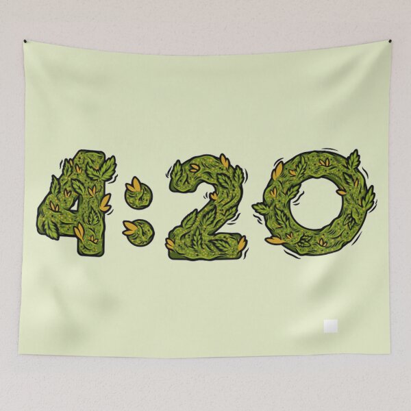 Item preview, Decorative green marijuana font with isolated lettering design weed number of time. designed and sold by ESDT.