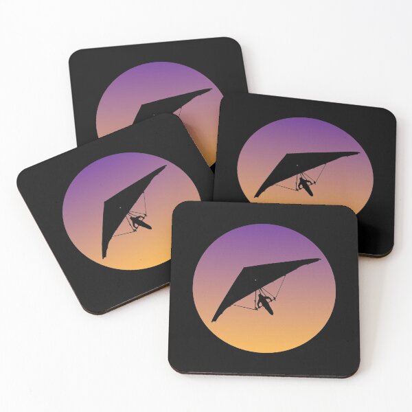 Item preview, Hang Glider - Hang Glider Silhouette Graphic and Sticker Pack designed and sold by WilsonCreekArts.