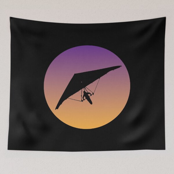 Item preview, Hang Glider - Hang Glider Silhouette Graphic and Sticker Pack designed and sold by WilsonCreekArts.