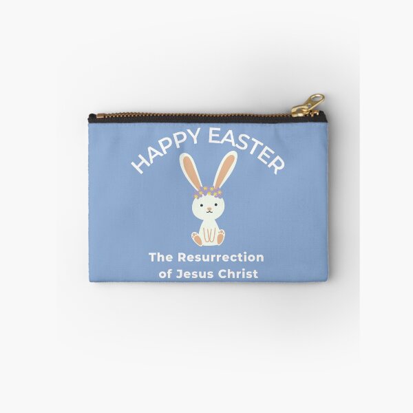 Item preview, Happy Easter and Cute White Bunny designed and sold by Polariszero.