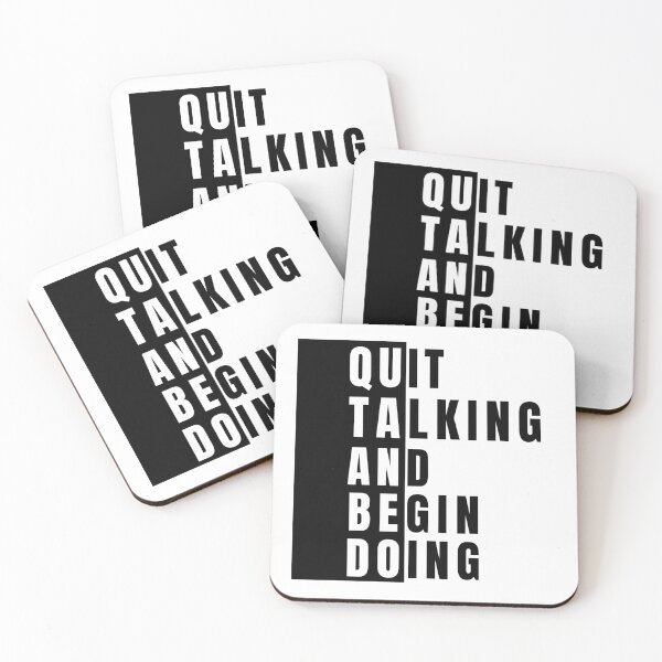 Item preview, The Way To Get Started Is To Quit Talking And Begin Doing designed and sold by Johan Liebert.