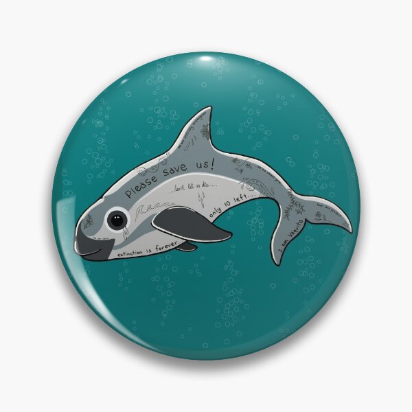 Item preview, Graffitied Vaquita designed and sold by Soozie Wray.