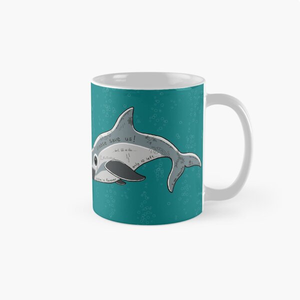 Item preview, Graffitied Vaquita designed and sold by Soozie Wray.